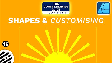 Affinity Designer Tutorial: Vormen en aanpassingen (slimme vormen)