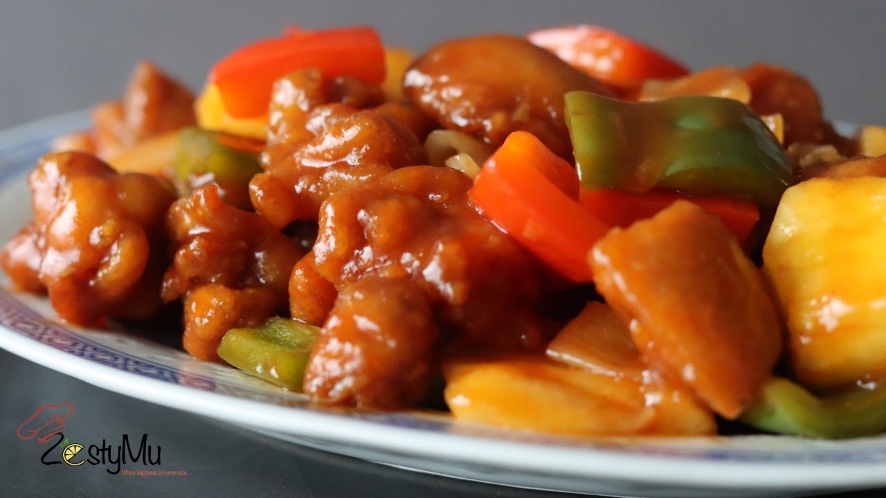 Sweet & Sour Chicken | Easy Sweet N Sour Recipe | Poulet Sauce Aigre-Doux