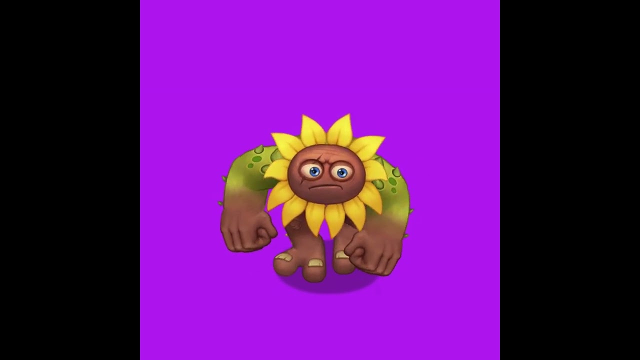 Flowah Purple Screen [idle_psychic_island] | My Singing Monsters