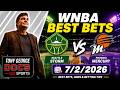WNBA Pick - Seattle Storm vs Phoenix Mercury Prediction, 7/2/2026 Best Bets, Odds & Betting Tips