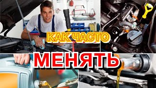 Моторные масла - как часто их менять в двигателе при разных режимах эксплуатации и на разных авто