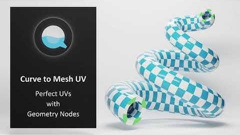Curve to Mesh UV v1.7.01.230210