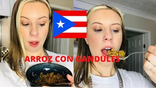 COOK WITH ME | English girl makes Puerto Rican food | Arroz Con Gandules