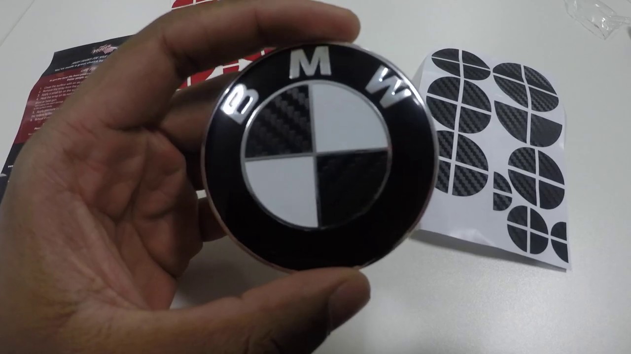 Wrapping Bmw Wheel Centre Hub Badge Emblem In Carbon Fibre Part 1 Youtube