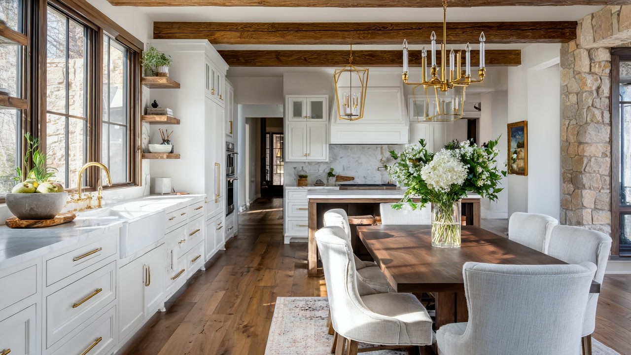 How to Mix Modern Style with Cozy Farmhouse Winter Decor