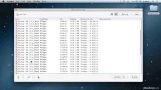 Combining Files into a Single PDF