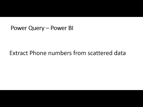 Extract phone numbers