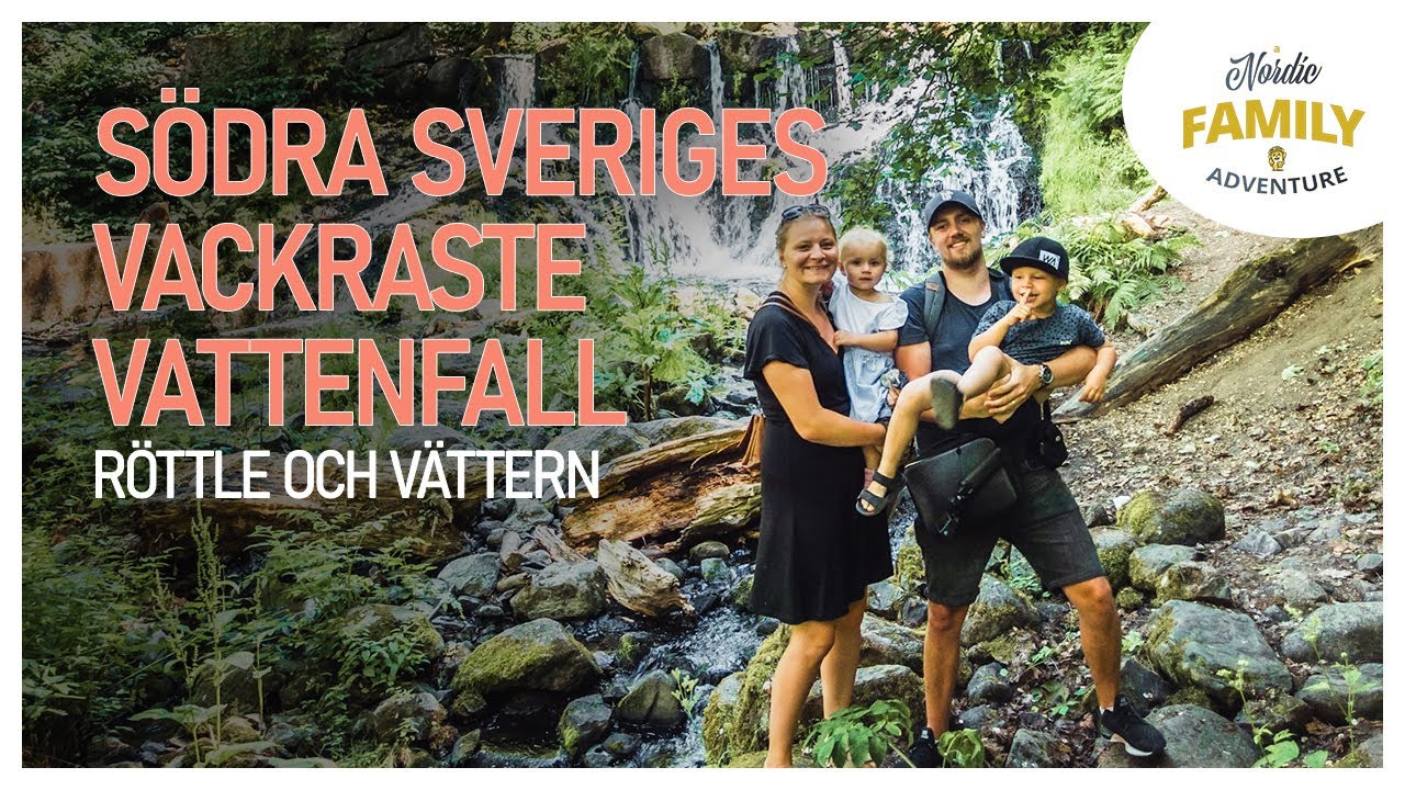 Sveriges vackraste vattenfall - Röttle, Vättern - Vlogg
