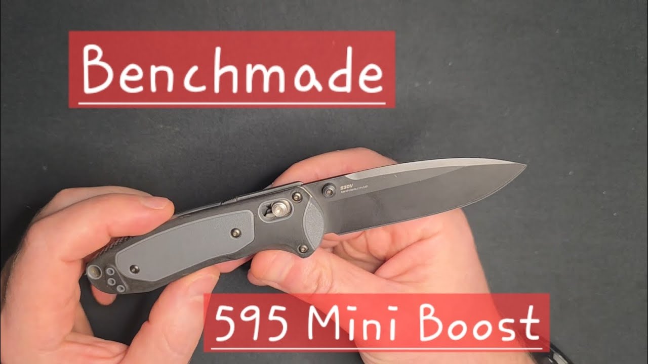 Benchmade 595 Mini Boost - Review and Disassembly - YouTube