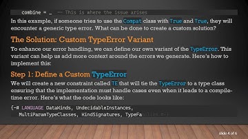 Elimination by TypeError Constraint in Haskell: Making Meaningful Type Errors