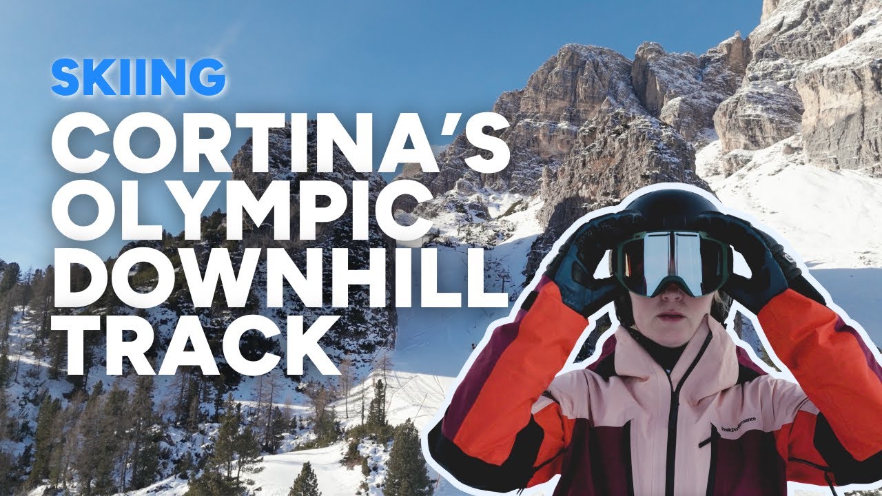SKIING CORTINA’S OLYMPIC DOWNHILL TRACK | This is what Lindsey Vonn is up against!