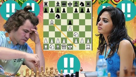 Exceptional chess game 36, Magnus Carlsen vs Tania Sachdev