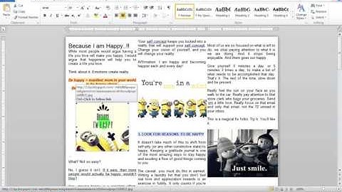 How to Make 3 Columns in Microsoft word