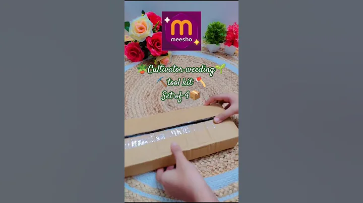 🪴Cultivator weeding⛏️ tool kit 🪓set of 4📦#shorts #shortsfeed #cultivator#toolkit#weedingtool  #trend
