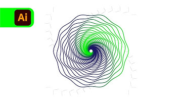 Adobe Illustrator Tutorial - Wavy Abstract Transform Effect in Adobe Illustrator