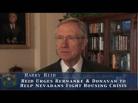 Reid Urges Bernanke & Donovan to Help Nevadans Fight Housing Crisis