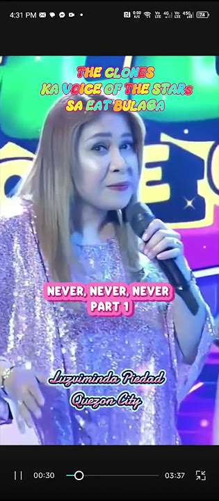 Wow! Narito ka Voice Alike ni Shirley Bassey! Tara guys!  The Clones Ka Voice of the Stars sa Eat..