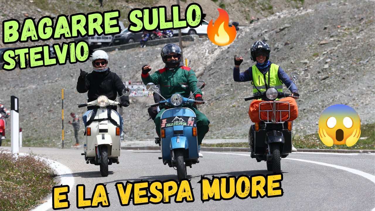 Salita dello Stelvio: la Vespa mi tradisce!