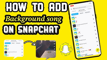 How to add background song on snapchat | snapchat me photo par song kaise lagaye
