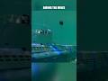 The Uboat model moves underwater among sea mines, underwater footage #shipmodel #uboat #submarine