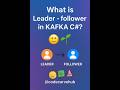 What is Leader–Follower in Kafka C#? 🚀| #kafka #kafkaleader #kafkafollower #codecarvehub #dotnetcore