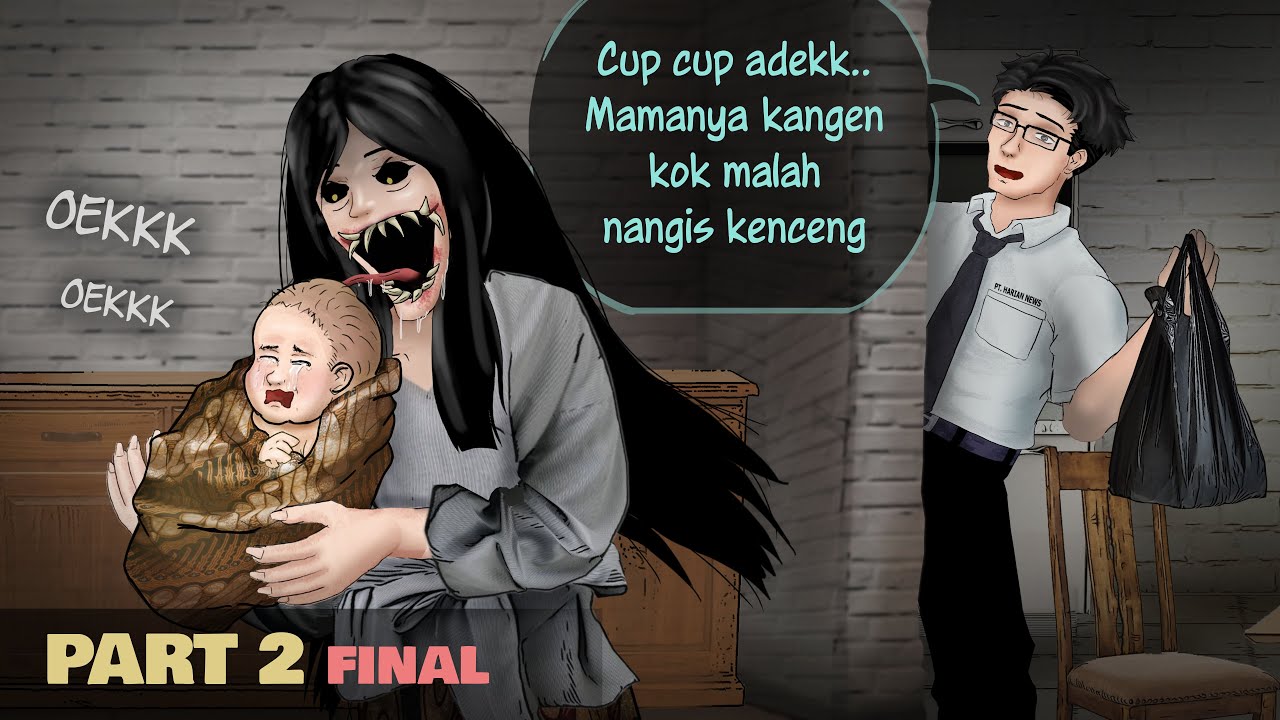 Istriku Hidup Lagi 2 - Istri datang anakku jadi kudapan! | Kartun Hantu Animasi Horror's Banner