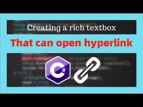 How To Create a Richtextbox That can open Hyperlink in C#