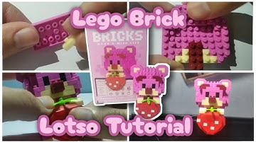 Lotso Tutorial Lego Brick W2605-03 How To Build Building Blocks Nano Block Cara memasang merakit