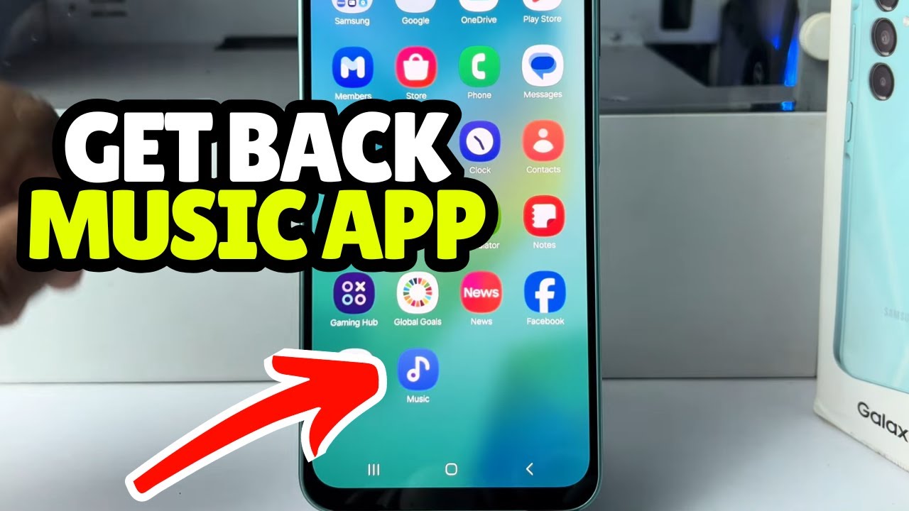 How to Find the Missing Samsung Music App Galaxy A16 - YouTube