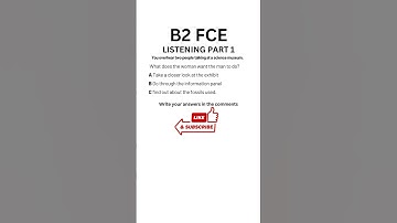 B2 First (FCE) Listening Practice Test 2025 - Part 1 #b2firstlisteningtests #learningenglish #fce