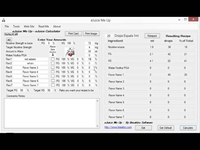 elfbar elfa kaufen VaporCalc 1.3.1 Free Download main image 0