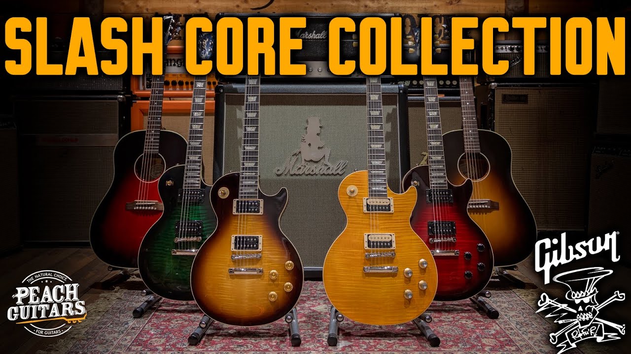 An Introduction To The Brand New Gibson Usa Slash Core Collection Youtube