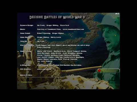 Decisive Battles of World War II: Battles in Italy (Credits) (Windows)