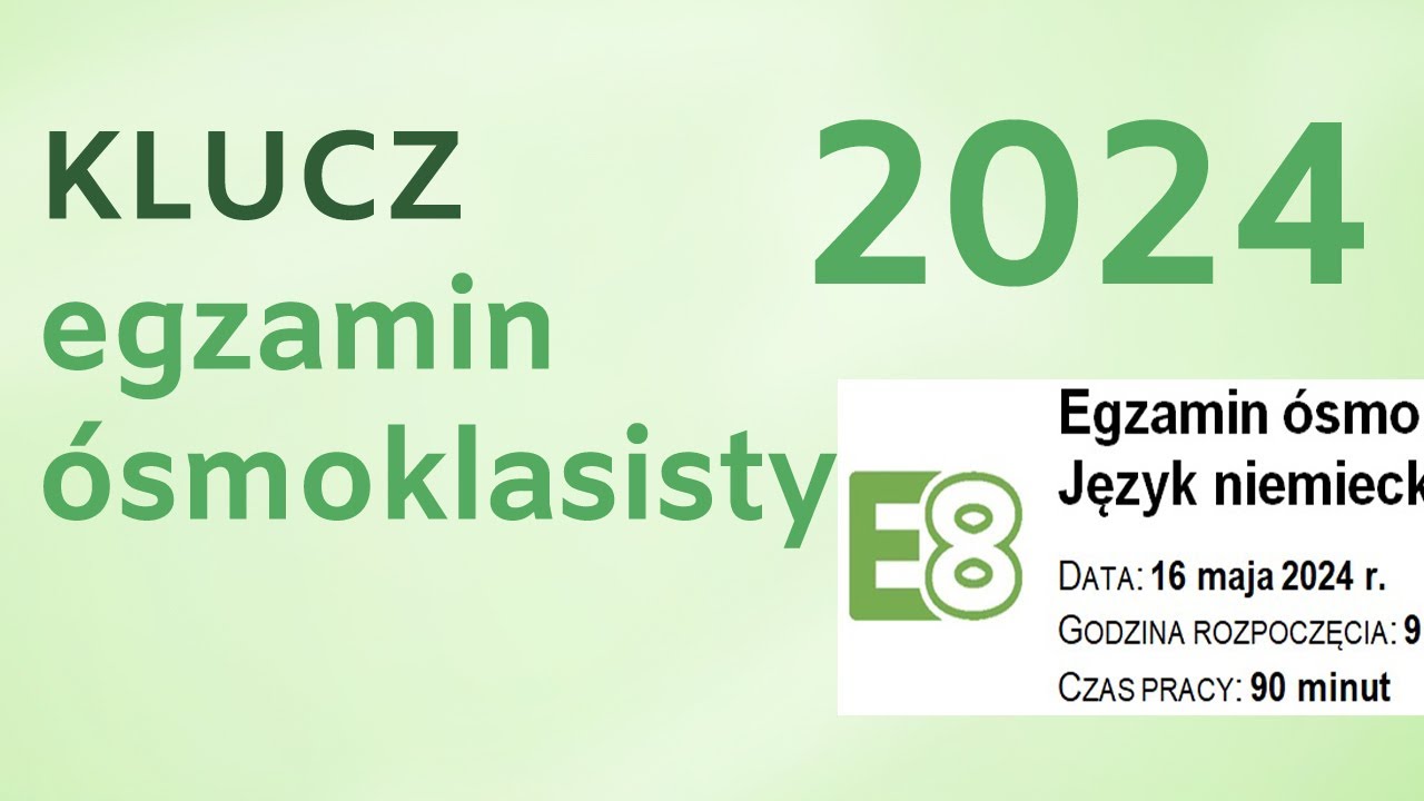 Sprawdzian Z Niemieckiego Magnet 2 Odpowiedzi Klucz 2024 Egzamin ósmoklasisty język niemiecki. Rozwiązanie arkusza z