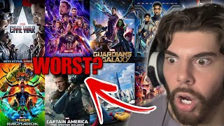 Reacting to the WORST MCU Ranking EVER! 😳