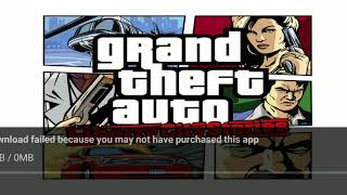 GTA: Liberty City Stories Download Failed Problem screenshot 1