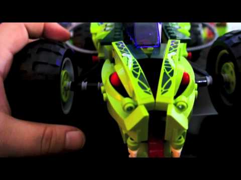 YouTube thumbnail: Lego Ninjago 9445 Fangpyre Truck Ambush Review