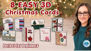 🎄8 Easy 3D Christmas Cards You'll Want to Make This Year! | 🎅🏻Spellbinders Dear Santa screenshot 2