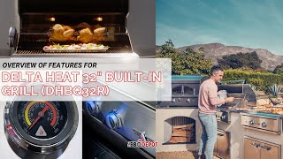 🔥 Delta Heat 32" Built-In Gas Grill Review + NEW White Model Overview | Outdoor Kitchen Upgrade Delta Heat Grill Specs And Features The Bbq Depot