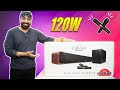 120W Soundbar with Wireless Karaoke Mics 🤯 Saregama Carvaan Musicbar 🔥