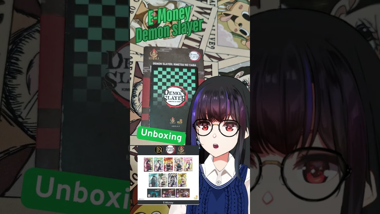 Unboxing E-Money Demon Slayer [Vtuber Indonesia]