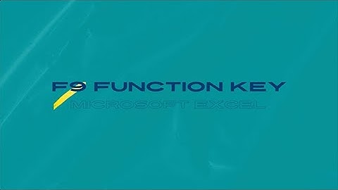 Microsoft Excel - What is the F9 Function?