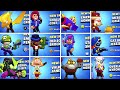 UNLOCKING ALL 335 SKINS ANIMATION | Brawl Stars Update