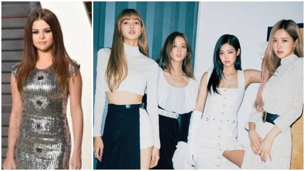 Black Pink on the "home" with Lady Gaga and Selena Gomez