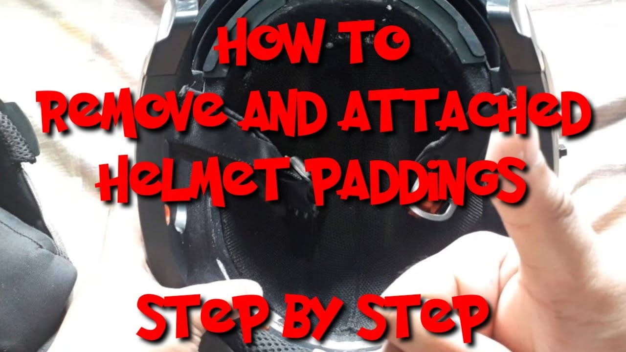 How To Remove And Attached Helmet Padding | Sec | Step By Step