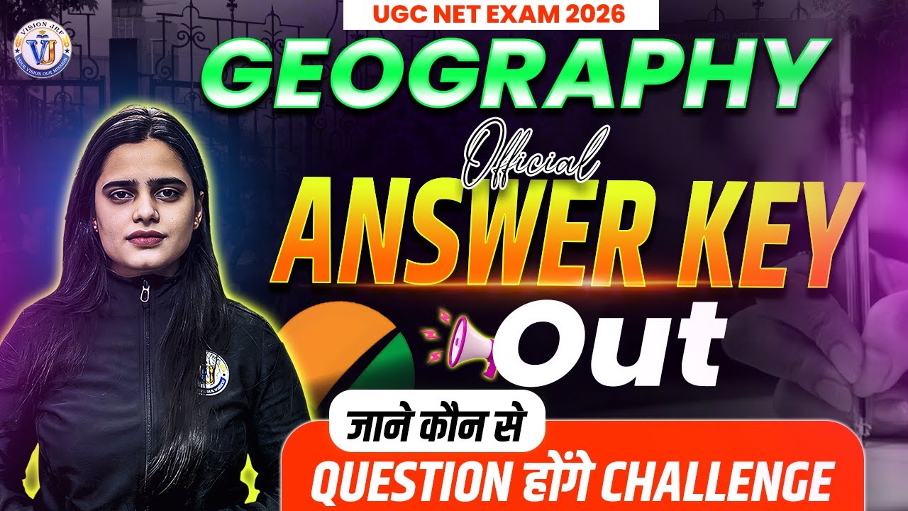 UGC NET 2026 Geography Official Answer Key Out | Which Questions Can Be Challenged? | Simran Mam