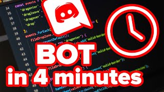 Celebrity A DISCORD BOT IN 4 MINUTES | A Quick Tutorial Wealth