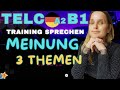 Telc A2B1 - Sprechen Teil 3 - Eine Meinung - Prüfungsvorbereitung