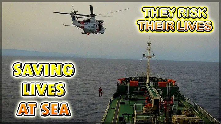 These MEN are RISKING their LIVES To SAVE Ours, Saving Lives at Sea, Helicopter Drill