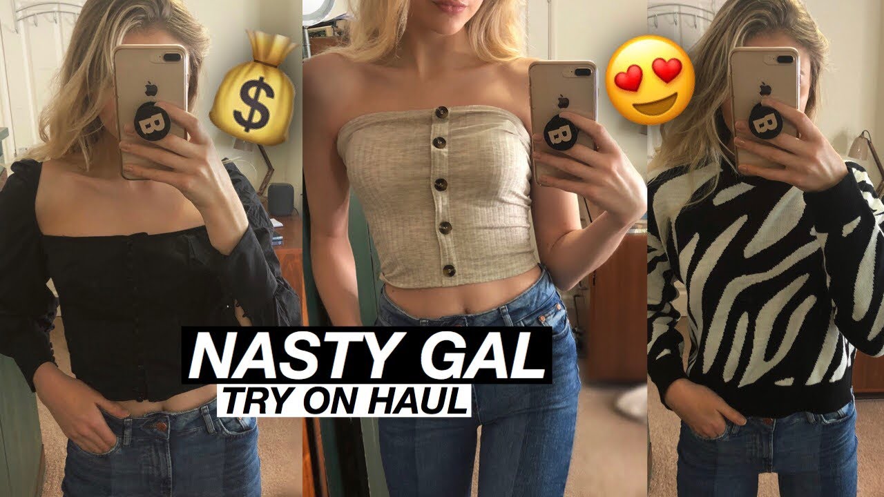 TESTING OUT NASTY GAL! TRY ON CLOTHING HAUL